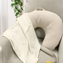 Nursing Pillow - Muslin Beige