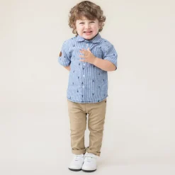 Ocean Striped Shirt 6-24m