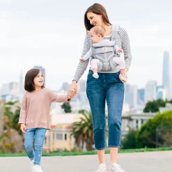 Omni 360 Baby Carrier All-in-one Cool Air Mesh - Pearl Grey