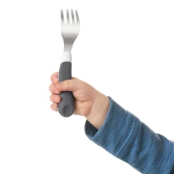 On-the-Go Fork & Spoon Set - Grey