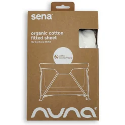 Organic Cotton Fitted Sheet for Nuna Sena Playard