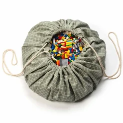 Organic Grid Green Storage Bag