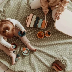 Organic Grid Green Storage Bag