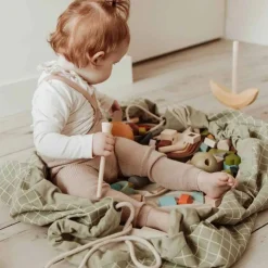 Organic Grid Green Storage Bag