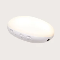 Organic Humming Friend With Night Lamp 2.0 Moonie- Rose Bunny