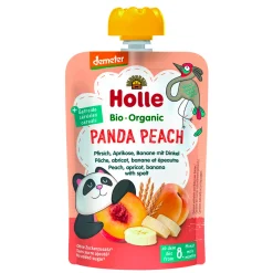 Organic Pouch - Panda Peach - Peach, Apricot, Banana with Spelt (from 8 months)