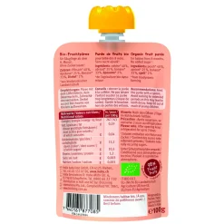 Organic Pouch - Panda Peach - Peach, Apricot, Banana with Spelt (from 8 months)