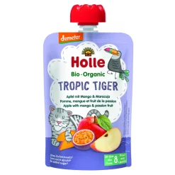 Organic Pouch - Tropic Tiger - Apple with Mango & Passion fruit (from 8 months)