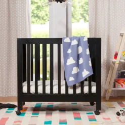 Origami Mini Crib - Black Finish