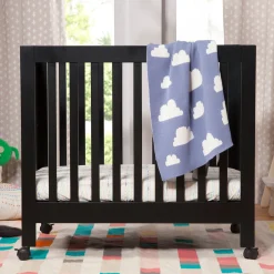 Origami Mini Crib - Black Finish