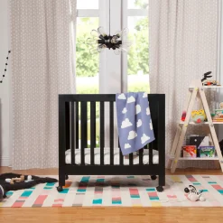 Origami Mini Crib - Black Finish