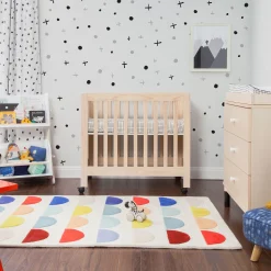 Origami Mini Crib - Washed Natural