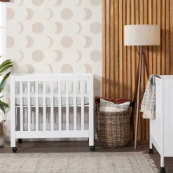 Origami Mini Crib - White Finish