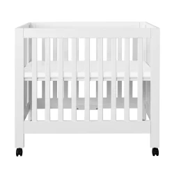 Origami Mini Crib - White Finish