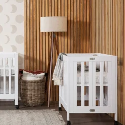 Origami Mini Crib - White Finish