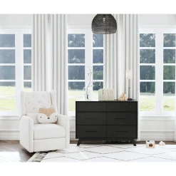 Otto 6-Drawer Dresser - Ebony