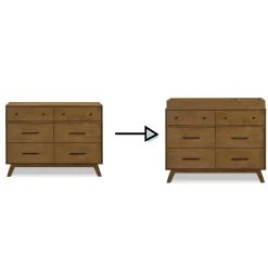 Otto 6-Drawer Dresser - Walnut