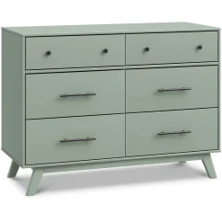 Otto 6-Drawer Dresser- Sage
