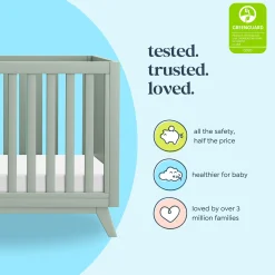 Otto 3-in-1 Convertible Crib- Sage