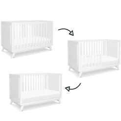 Otto 3-in-1 Convertible Crib - White