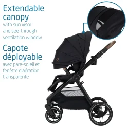 Oxford Stroller - Essential Black