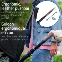 Oxford Stroller - Essential Black