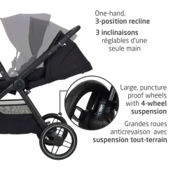 Oxford Stroller - Twillic Black