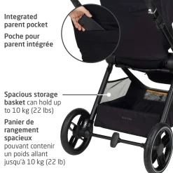 Oxford Stroller - Twillic Black