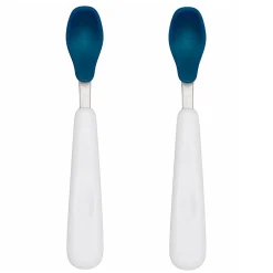 OXO Tot Feeding Spoon Set With Soft Silicone - Navy