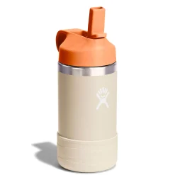 12oz Kids Wide Straw Bottle - Beige/Peach