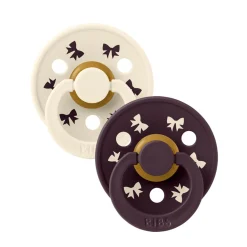 Pacifier Bibs6-18(2) - Bow (Size 2)