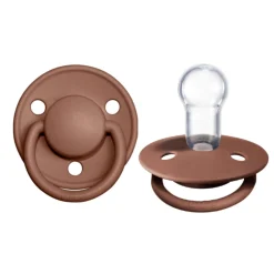 Pacifier Bibs (2) De Lux 0-36m - Woodchuck