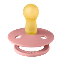 Pacifier Bibs (2) 0-6m - Dusty Pink/Coral (Size 1)