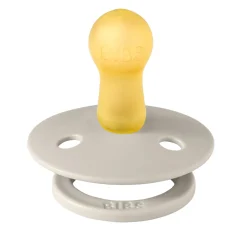 Pacifier Bibs 6-18m (2) - Block Sand Mix (Size 2)