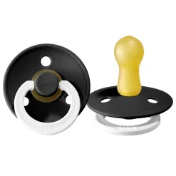 Pacifier Bibs 6-18m (2) - Glow Black (Size 2)