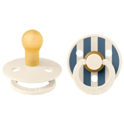 Pacifier Bibs 6-18m (2) - Studio Ivory Steel Blue Mix (Size 2)