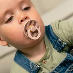 Pacifier Bibs 0-6m Set of 2 - Block Blush Mix (Size 1)