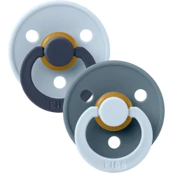 Pacifier Bibs18-36m(2) -Fusion Blue (Size3)