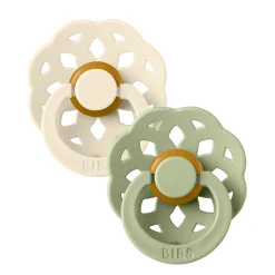Pacifier Boheme 2-Pack 6-18m - Ivory / Sage (Size 2)