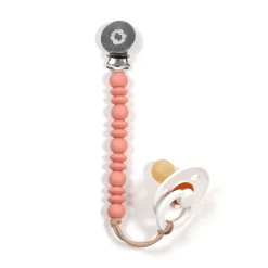Pacifier Clip - Inox Blush