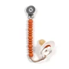 Pacifier Clip - Inox Cinnamon