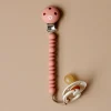 Pacifier Clip Halo - Blush