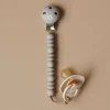 Pacifier Clip Halo - Off Taupe