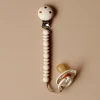 Pacifier Clip Halo - Off White