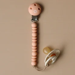 Pacifier Clip Halo - Peach
