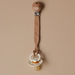 Pacifier Clip Relief - Leather