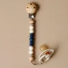 Pacifier-Clip Ora Wood Blueber