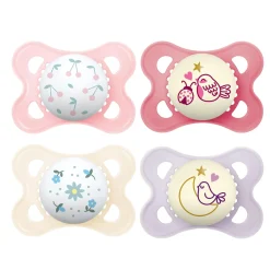 Pacifiers Day & Night(4) 0-6m