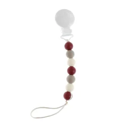 Pacifier-suce Red Taupe Ivory