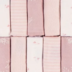 Pack Washcloths (10) Flowers